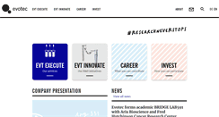 Desktop Screenshot of evotec.com