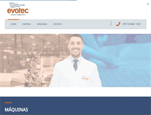 Tablet Screenshot of evotec.com.br