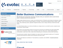 Tablet Screenshot of evotec.com.au